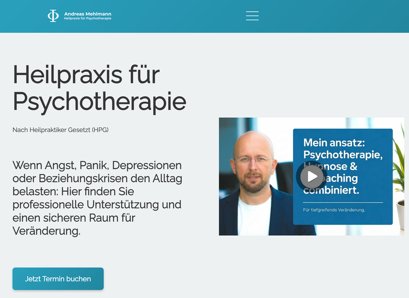 Titelfoto von Heilpraxis für Psychotherapie (nach HeilprG) - Andreas Mehlmann